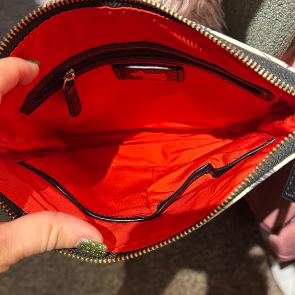 RADLEY LONDON Cream Scottie-Print Crossbody with Black and Red Accents - Picture 3 of 4